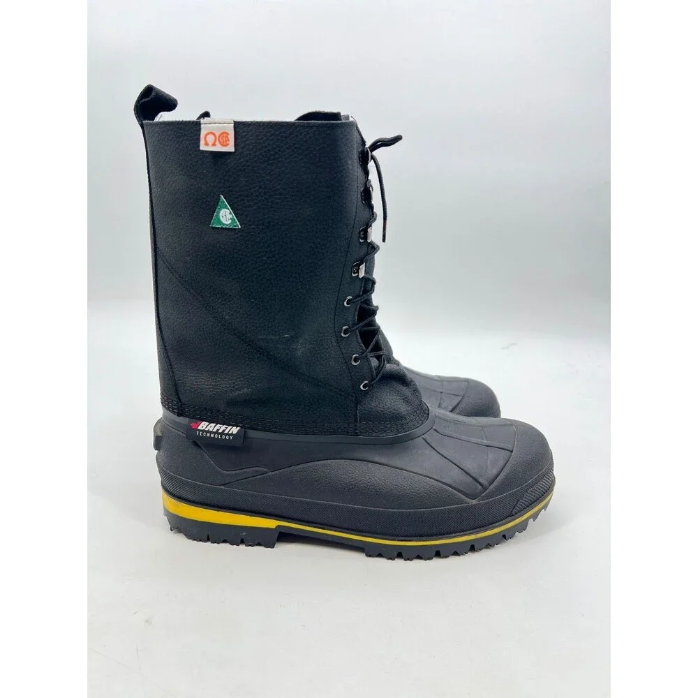 BAFFIN 9857-0998-001 Miner Boots 15 Regular Black PR 3XPA8